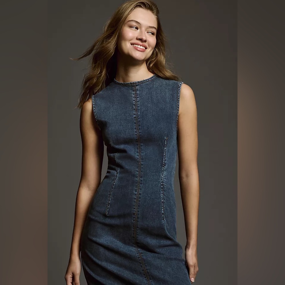 Reformation Kendi Denim Dress - Picture 2 of 10